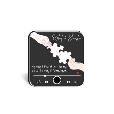 Personalized Photo Music Fridge Magnet with Custom Song & Photo  Romantic Gift for Couples, Anniversary, Wedding, Birthday, Valentine's Day